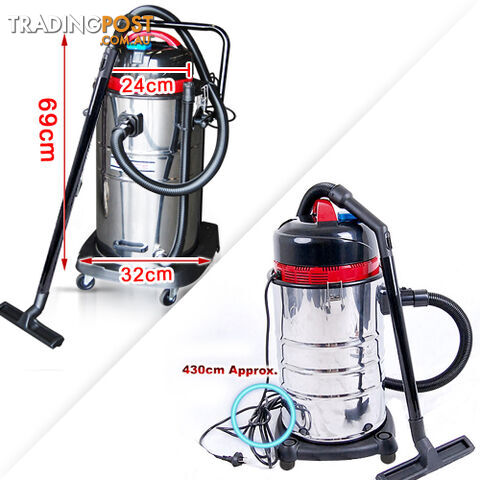 Industrial Commercial Bagless Dry Wet Vacuum Cleaner 30L