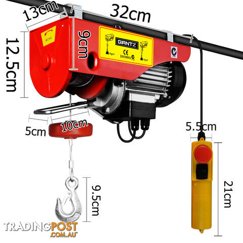 300/600kg 1200 W Electric Hoist Winch