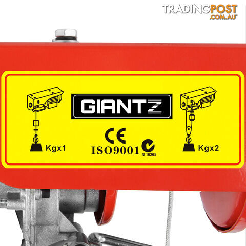 300/600kg 1200 W Electric Hoist Winch