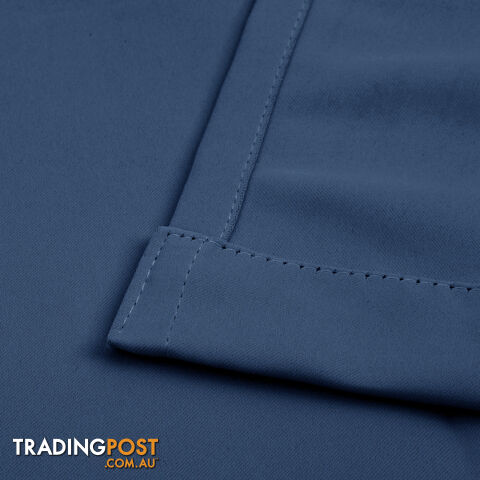 ArtQueen 3 Pass Eyelet Blockout Curtain Navy 180cm - photo 5 of 8