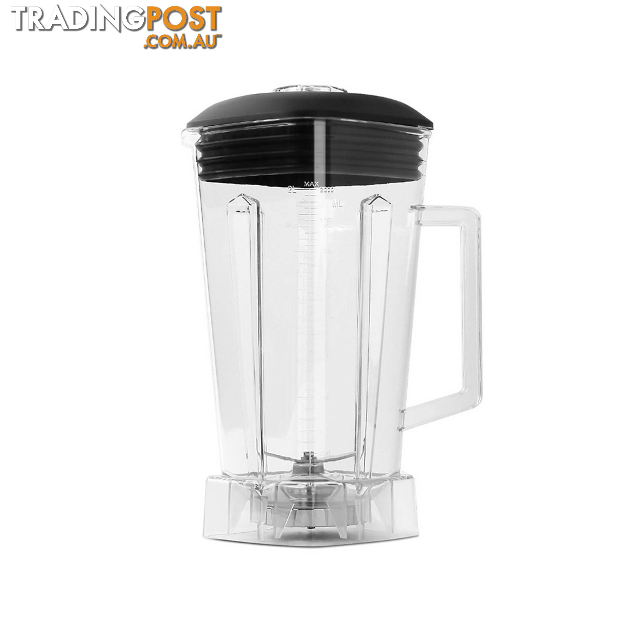 2-in-1 Food Processor & Blender 2L - Black