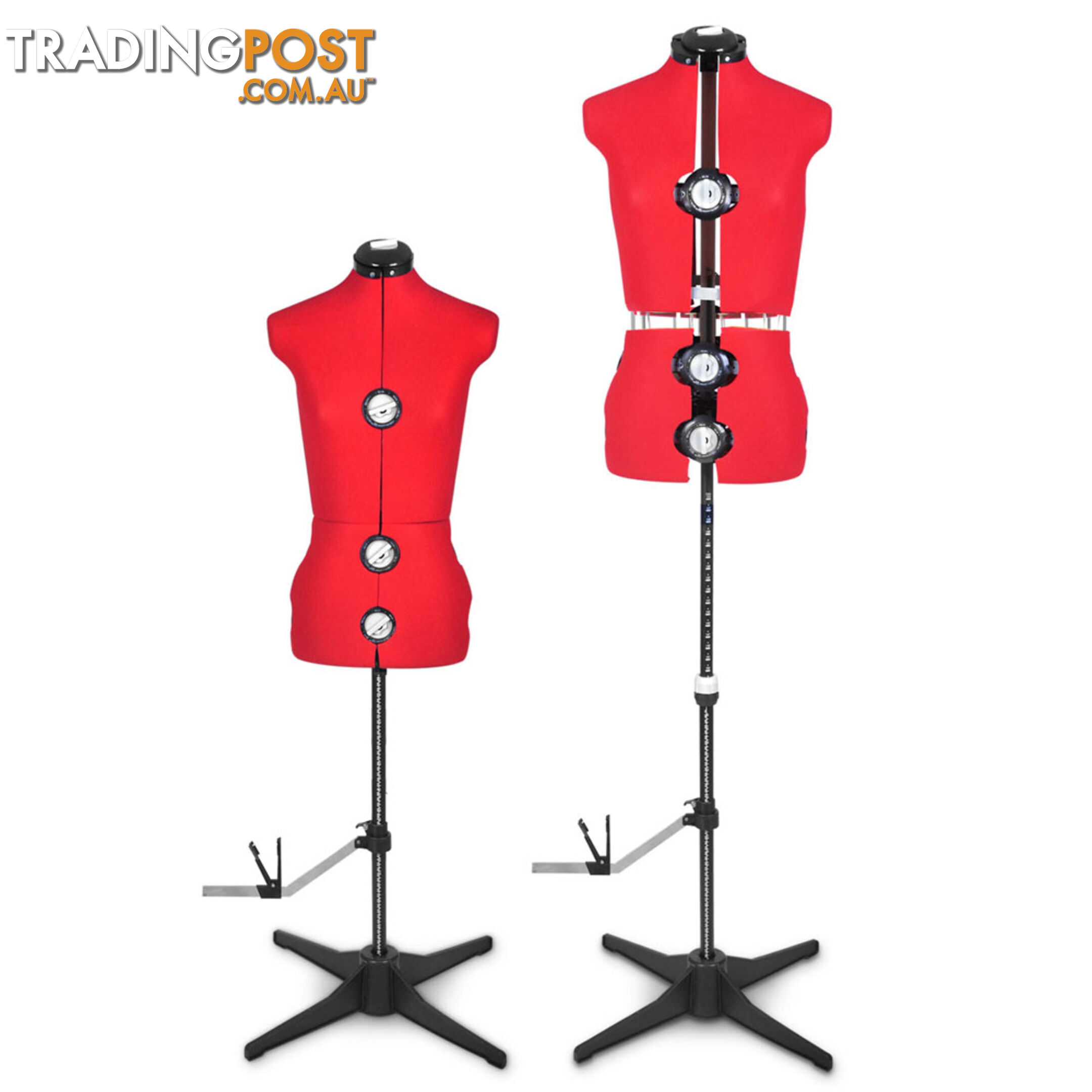 Adjustable Dressmaking Mannequin SZ8-14 - Red