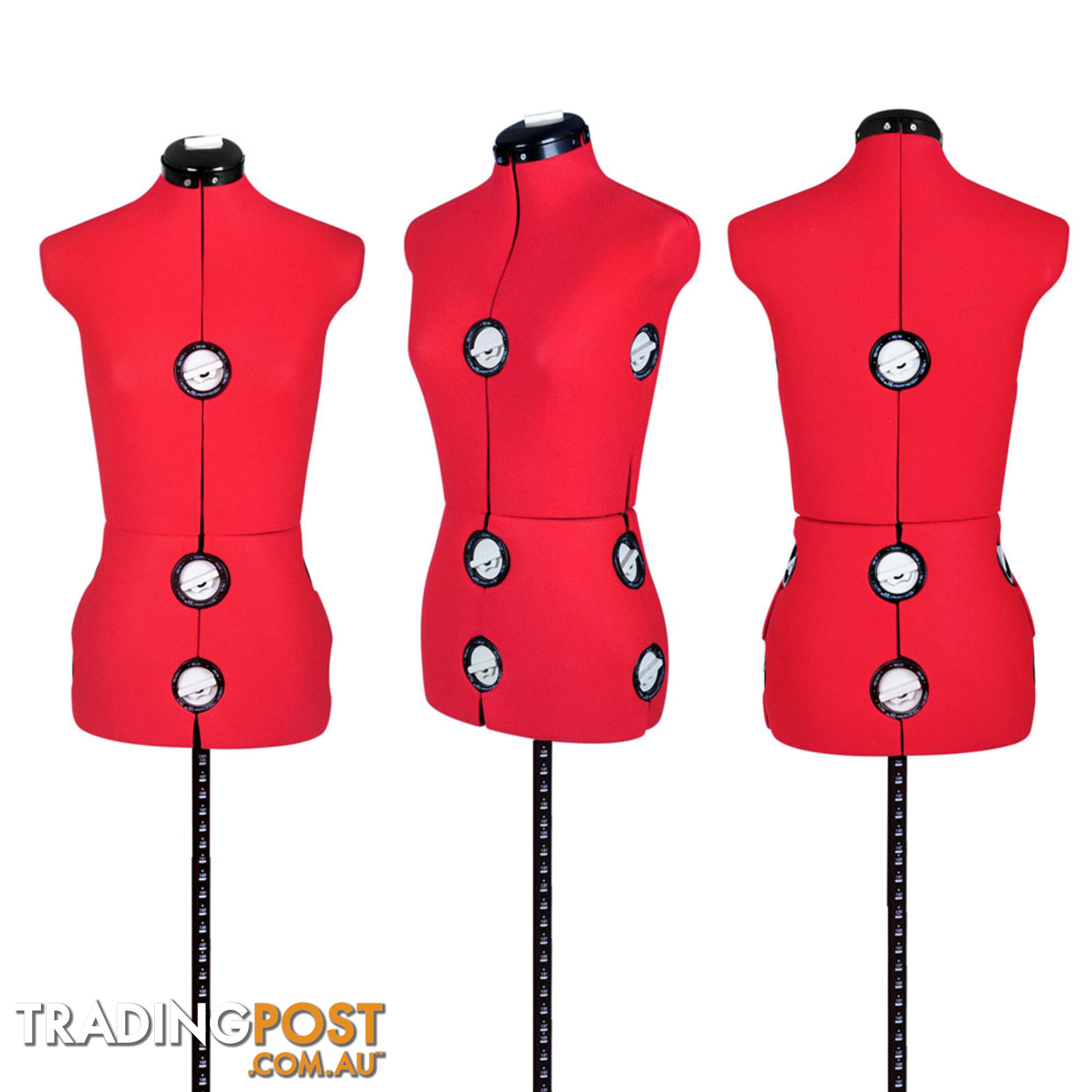 Adjustable Dressmaking Mannequin SZ8-14 - Red