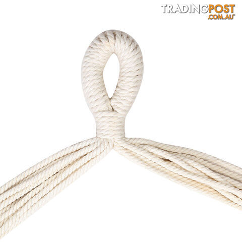 Creamy White Hanging Hammock Chair