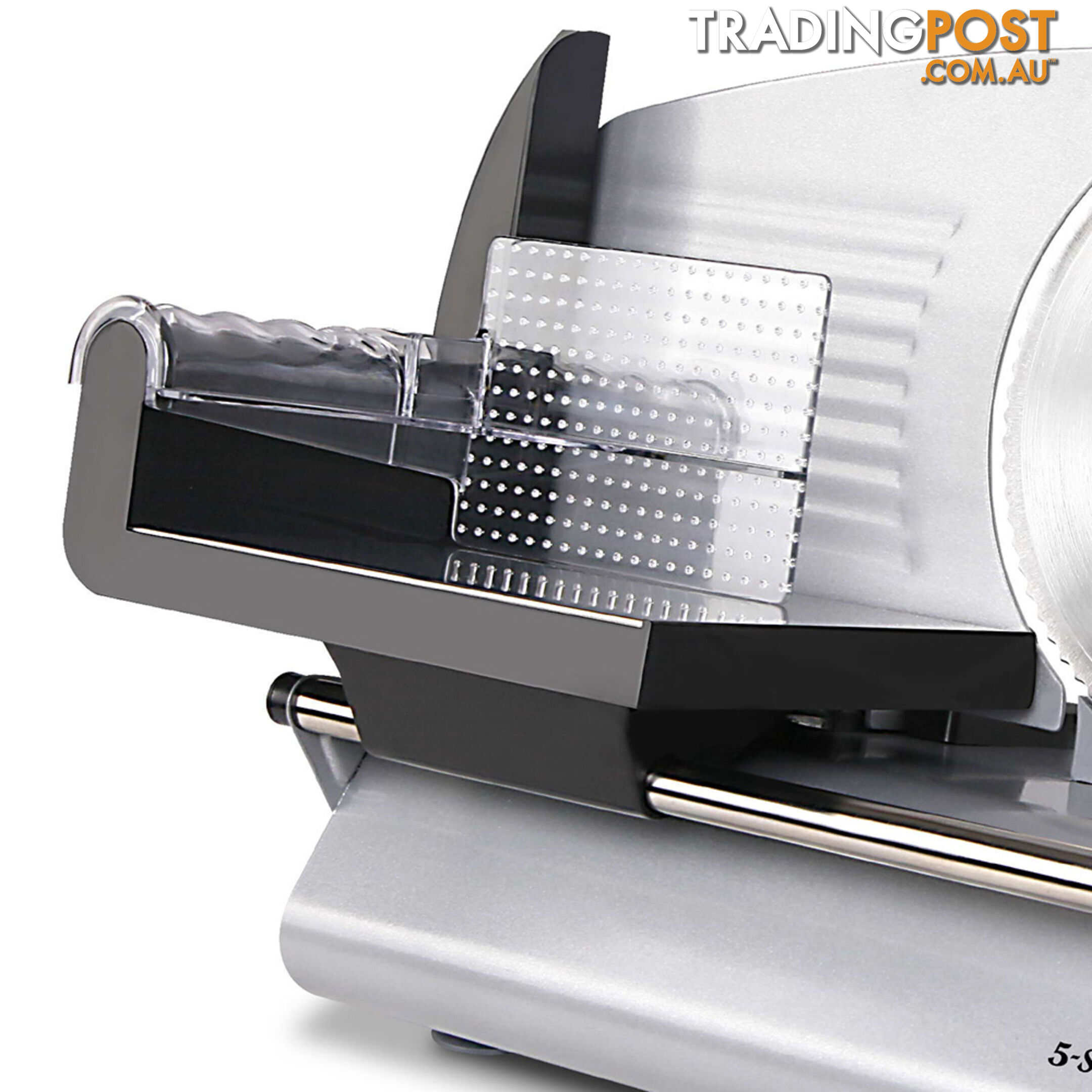 150W  Meat Slicer with Stainless Steel Blade - Silver