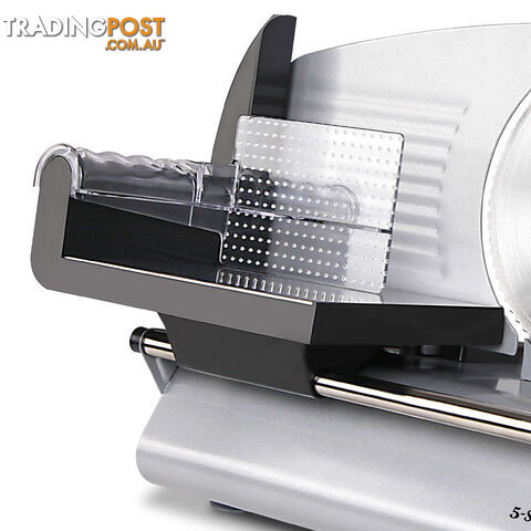 150W  Meat Slicer with Stainless Steel Blade - Silver