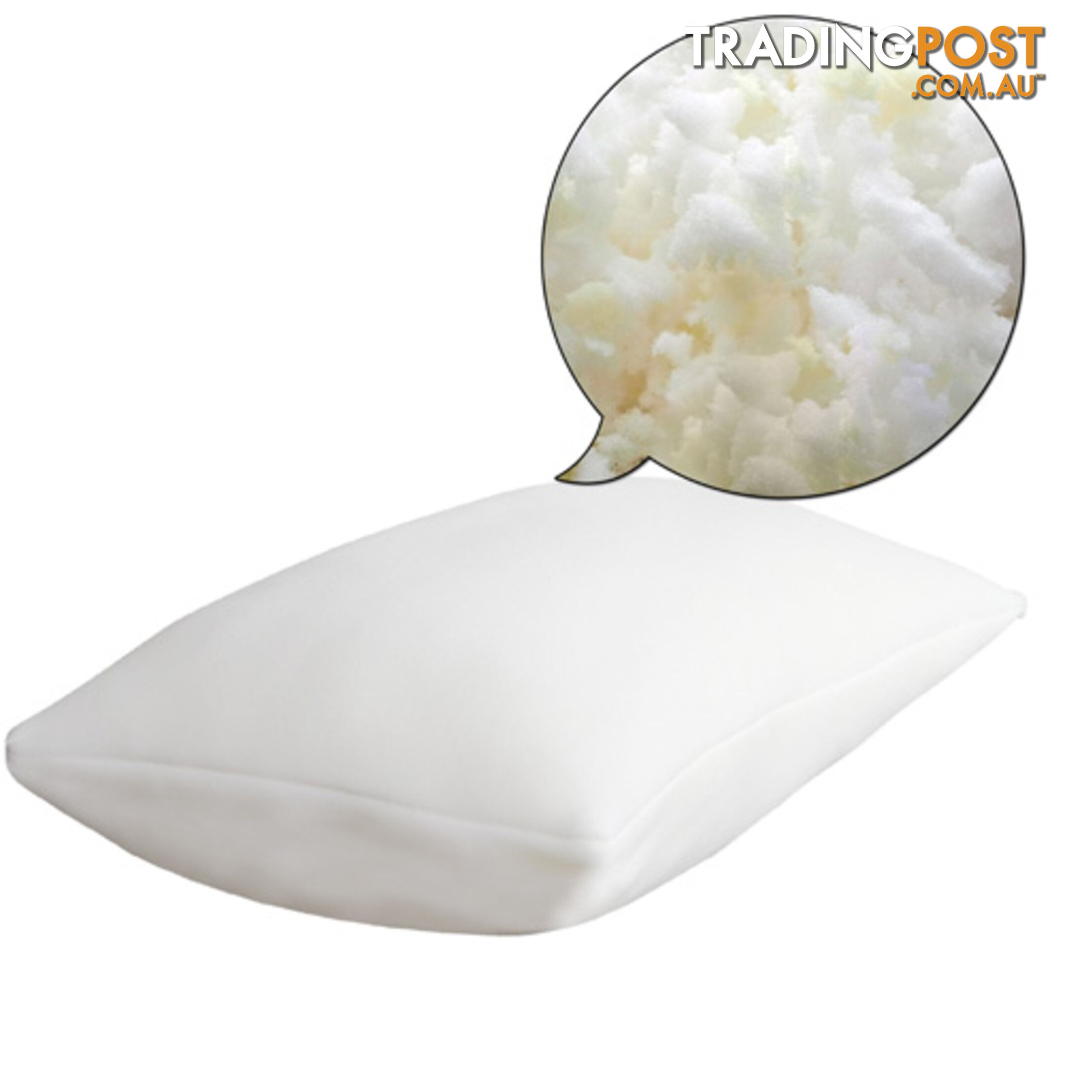 Set of 2 Memory Foam Pillows