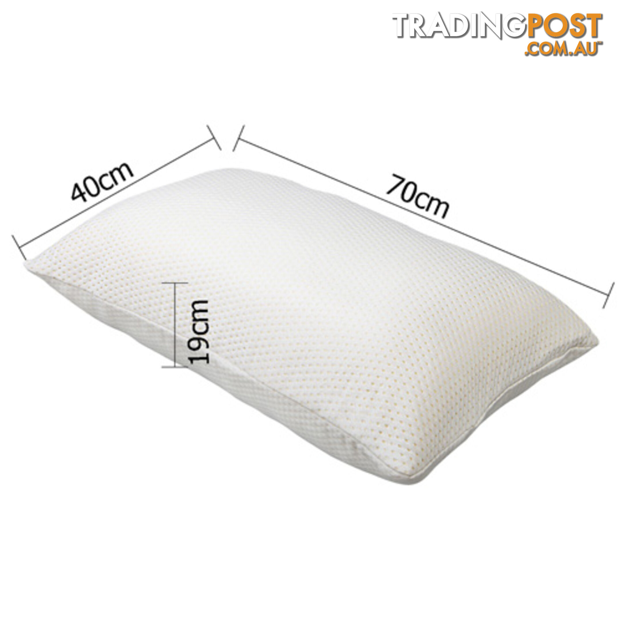 Set of 2 Memory Foam Pillows