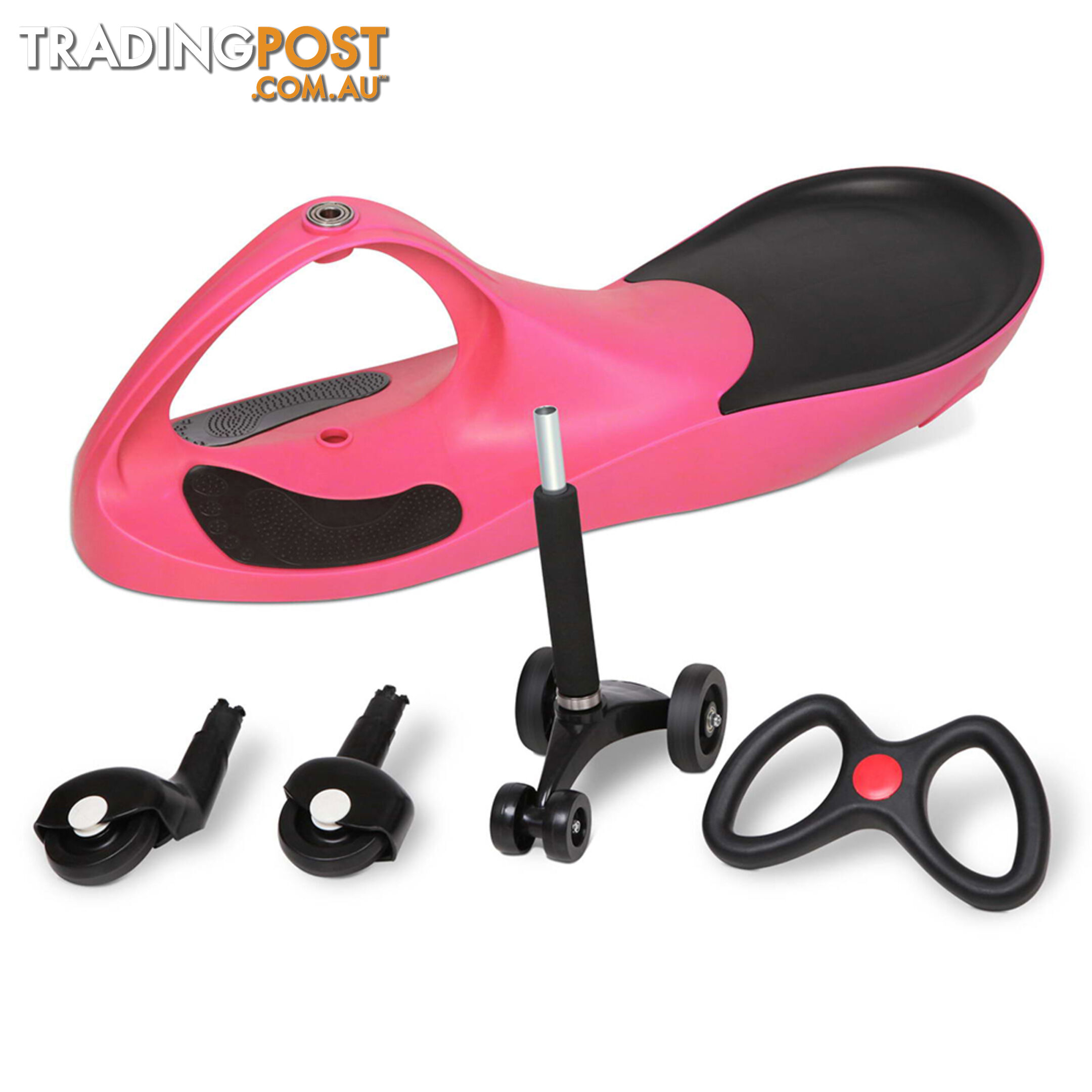 Pedal Free Swing Car - Pink