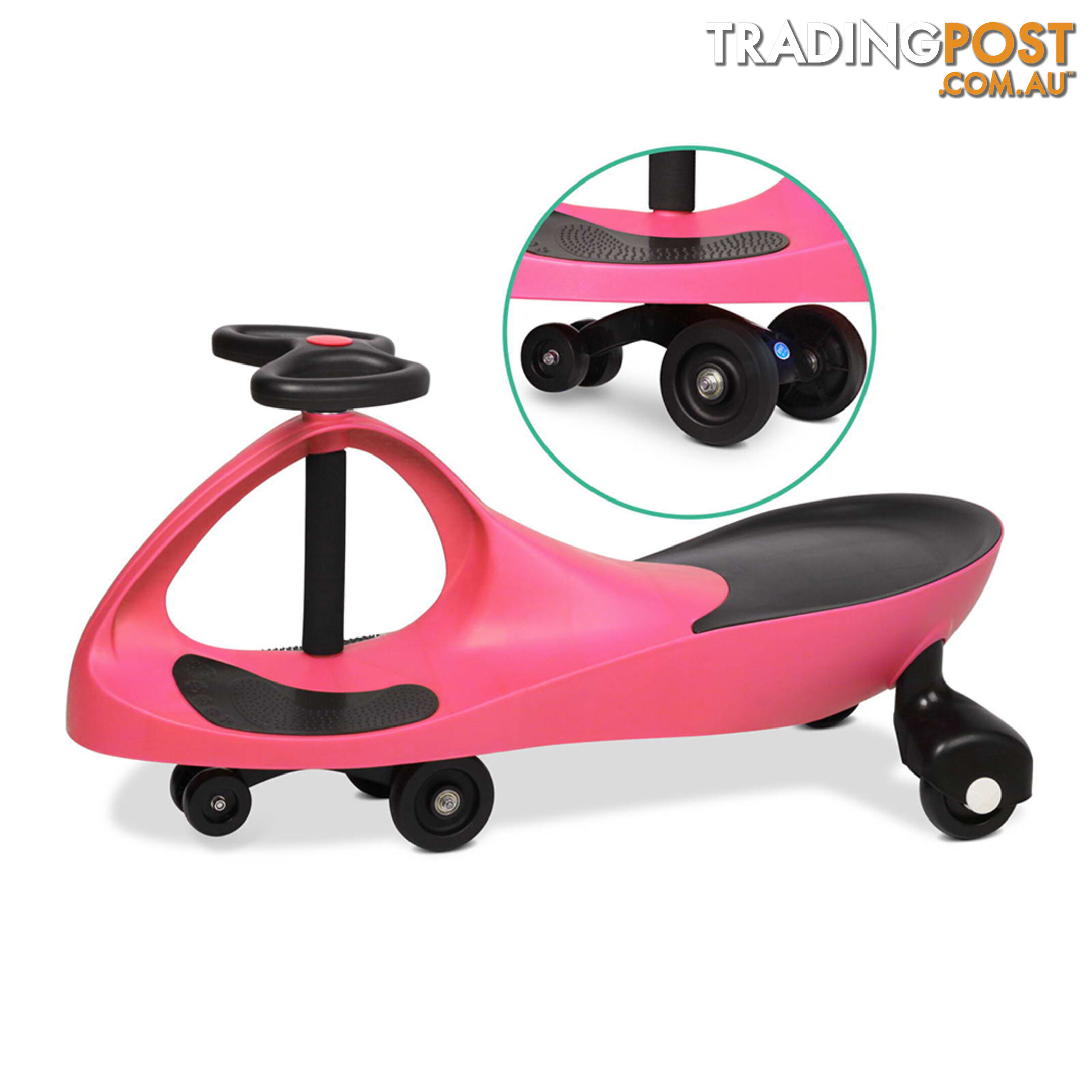 Pedal Free Swing Car - Pink