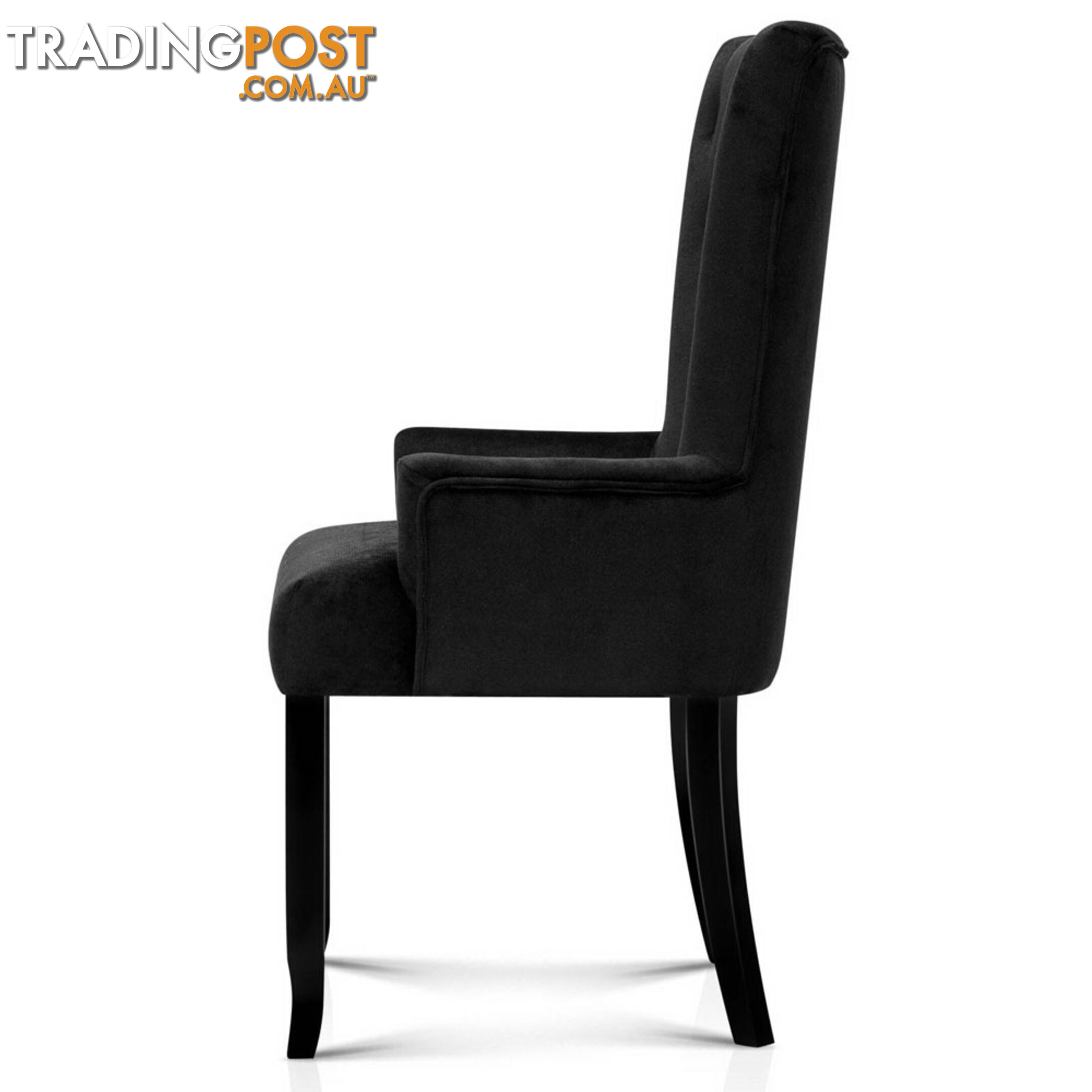 French Provincial Dining Chair - Black