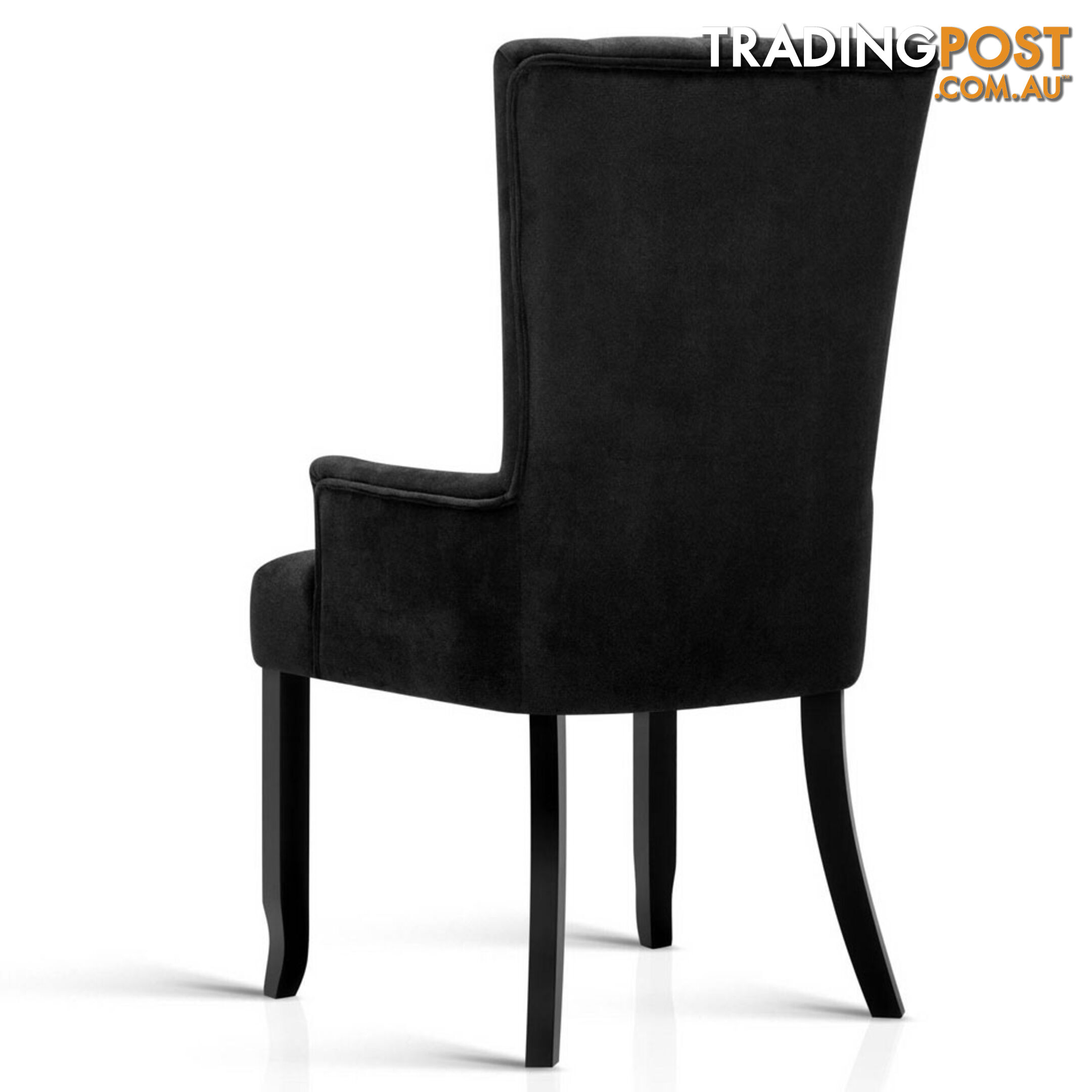 French Provincial Dining Chair - Black