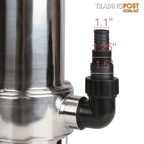 1500W Submersible Water Pump Universal Fitting