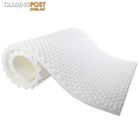 Deluxe Egg Crate Mattress Topper 5 cm Underlay Protector Single