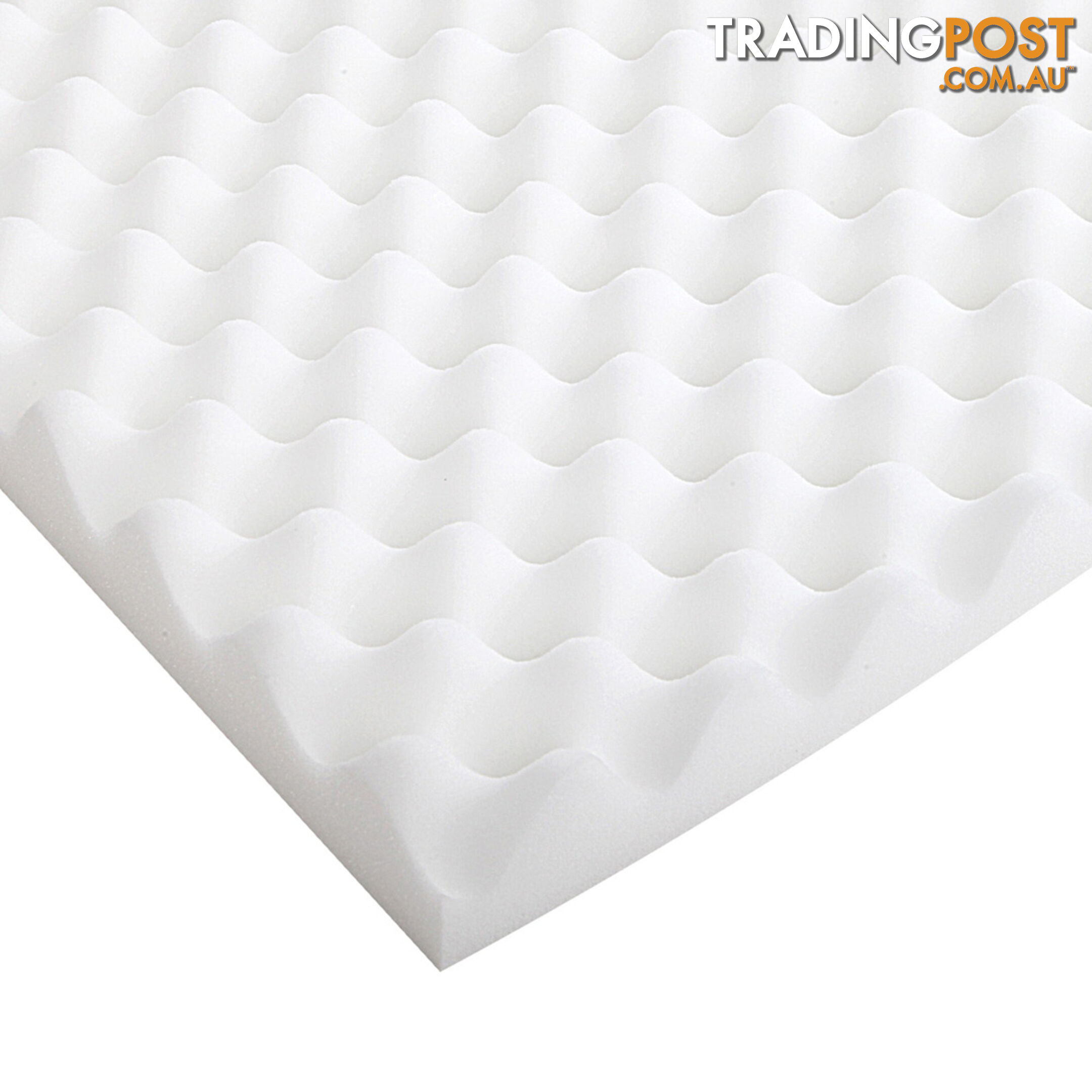 Deluxe Egg Crate Mattress Topper 5 cm Underlay Protector Single