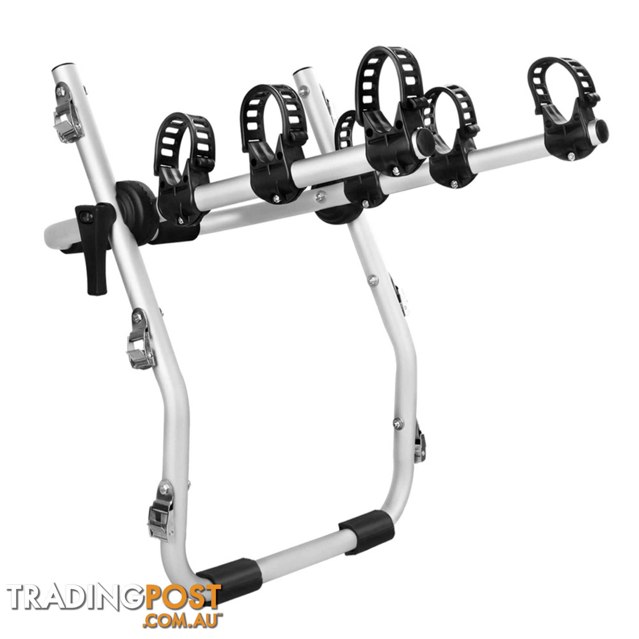 Foldable Aluminium Strap-On 3 Bicycle Bike Rack Carrier