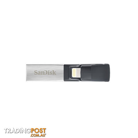 SANDISK IXPAND FLASH DRIVE SDIX30N 32GB GREY IOS USB 3.0 (SDIX30N-032G) - photo 3 of 3