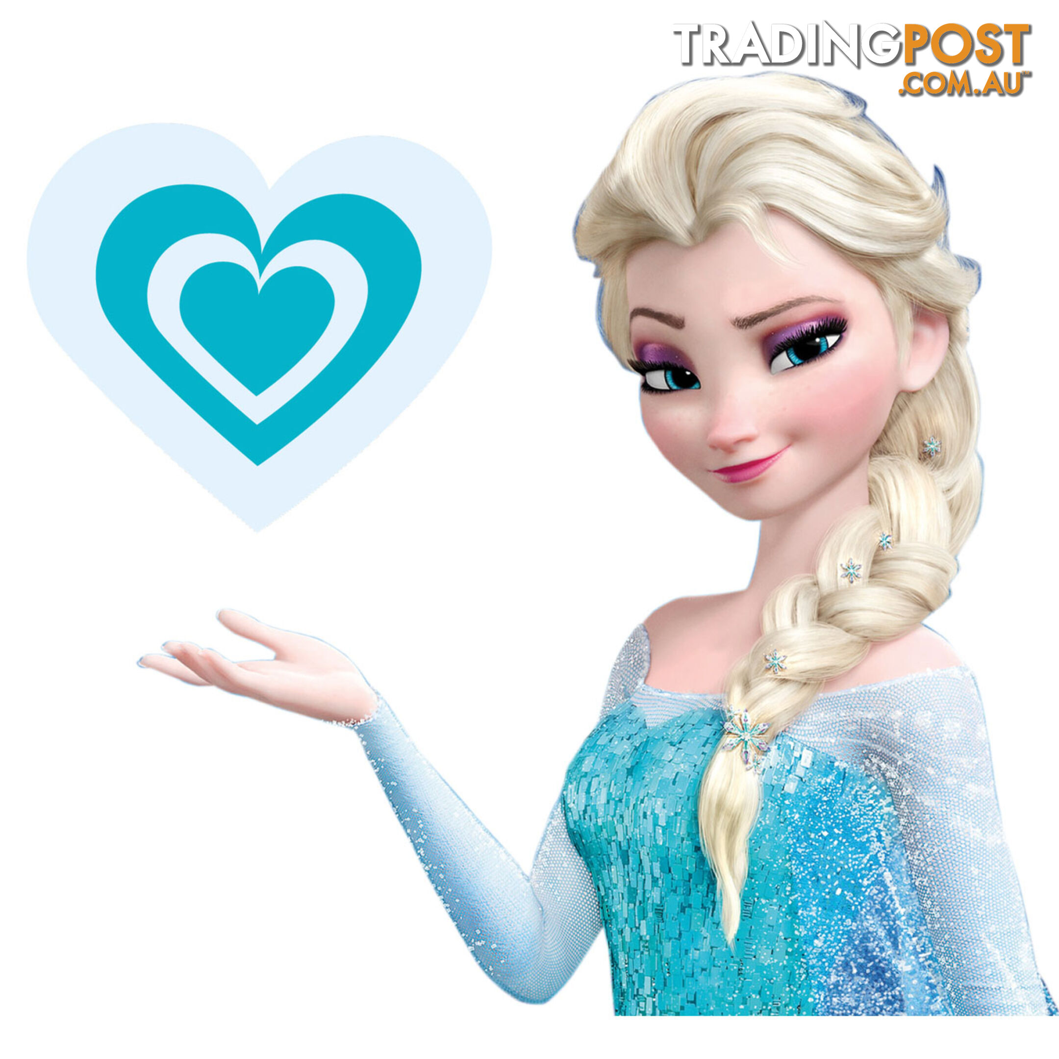 10 X Frozen Elsa Wall Stickers - Totally Movable and Reusable