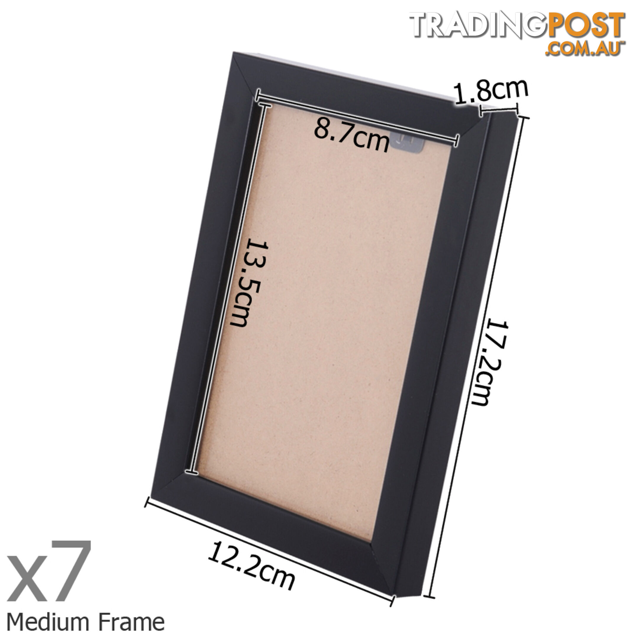 26 pcs Photo Frames Set Wall Black