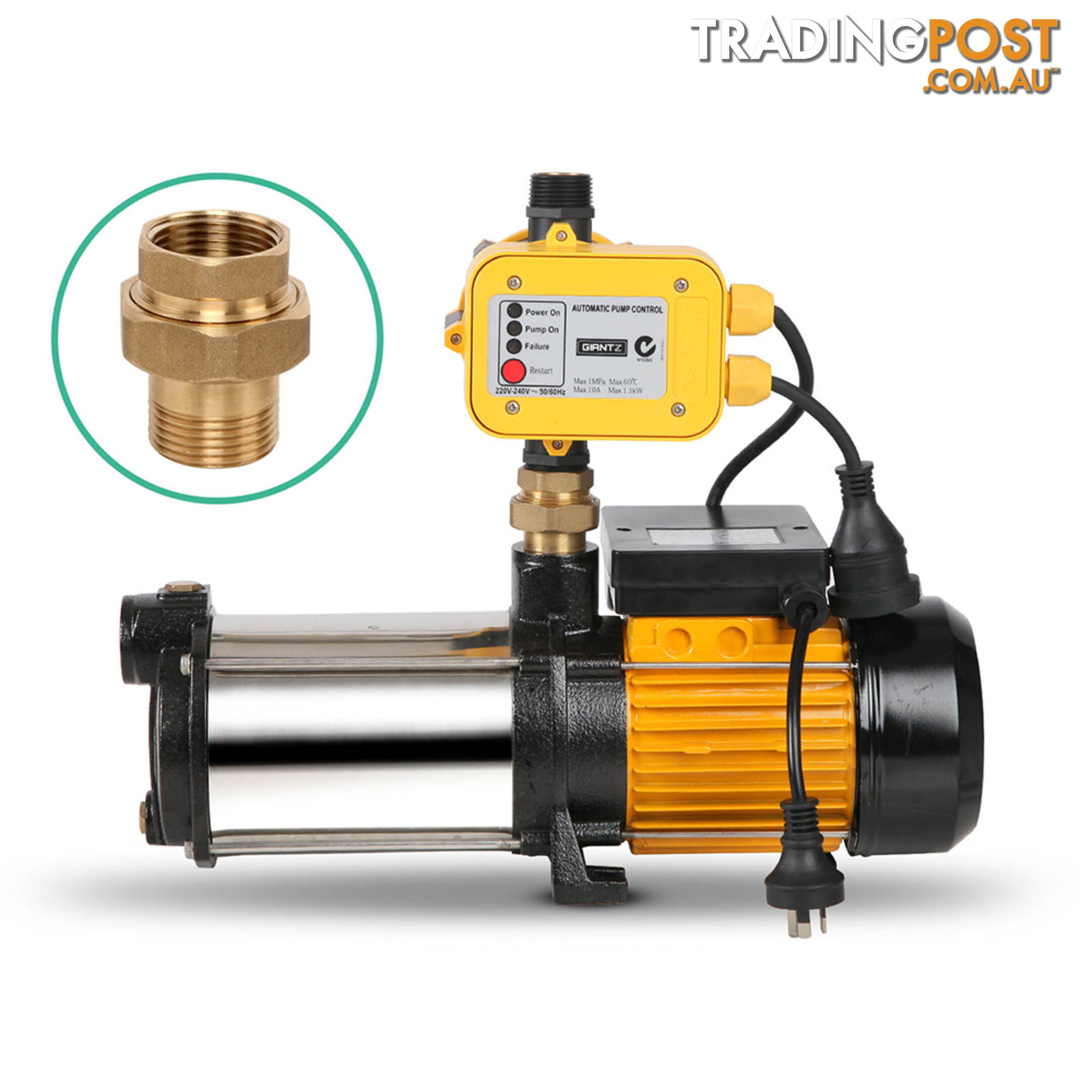 2000W  7200L/H Flow Rate Pressure Pump