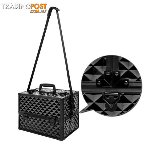 Portable Beauty Makeup Case Diamond Black - photo 5 of 8