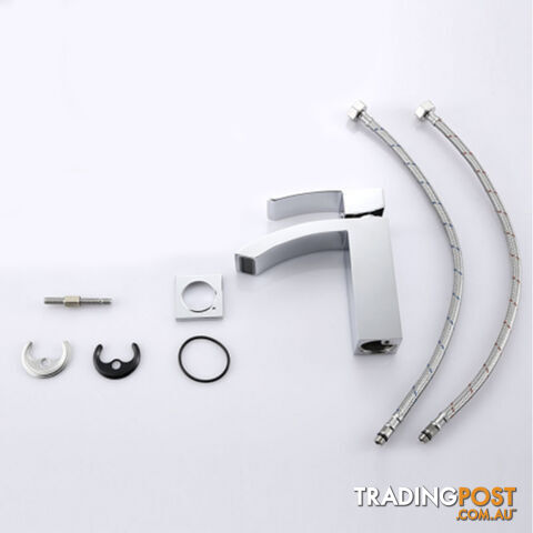 Single Lever Lavatory Faucet Kitchen Laundry Basin Sink Mixer Tap Swivel - photo 3 of 6