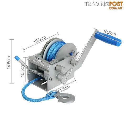3 Speed Hand Winch with Rope - photo 2 of 8