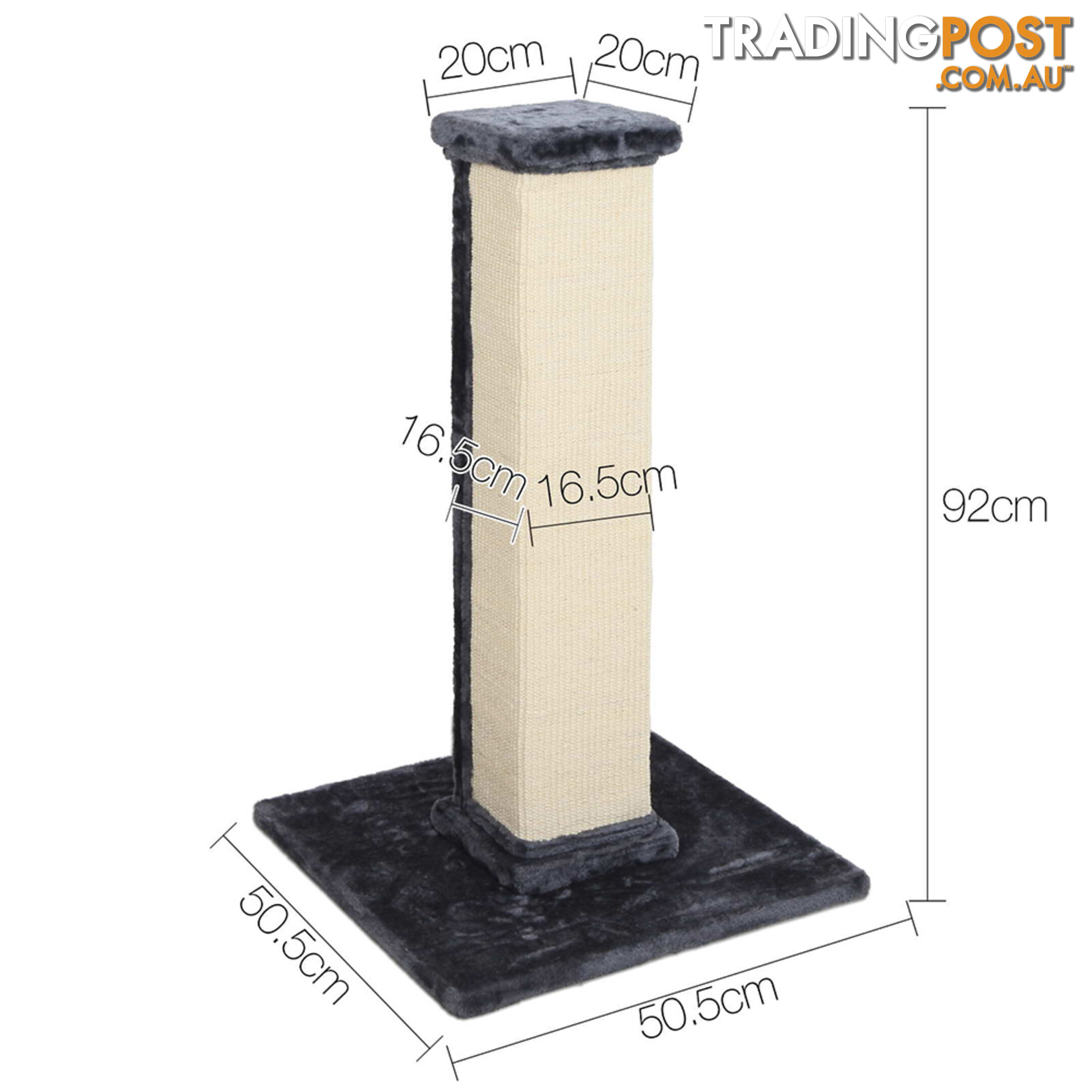 Non-toxic Sisal Cat Scratching Post - 92cm