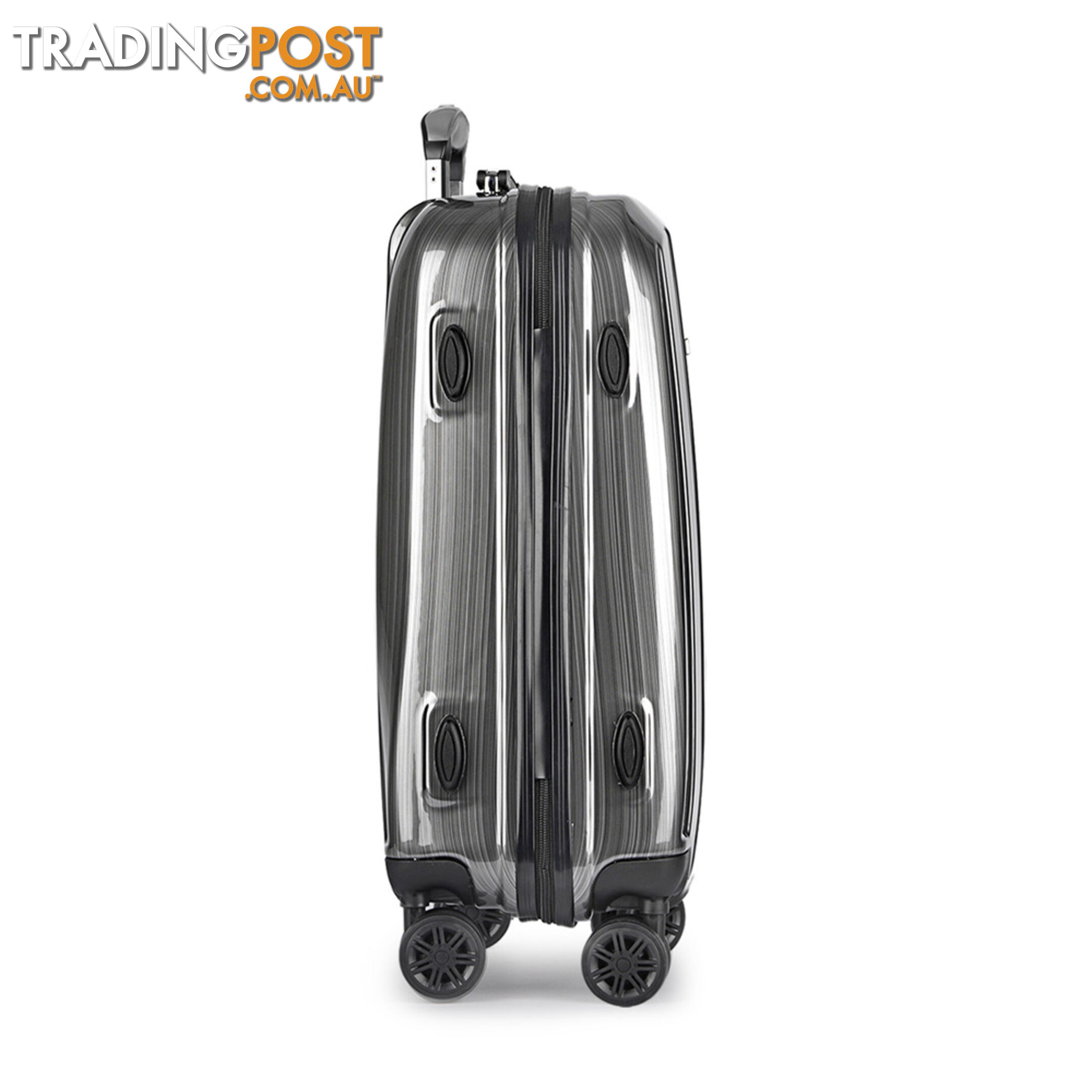 Hard Shell Travel Luggage with TSA Lock Grey