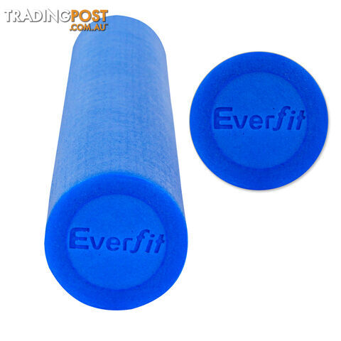 Yoga Gym Pilates EPE Stick Foam Roller Blue 90 x 15cm