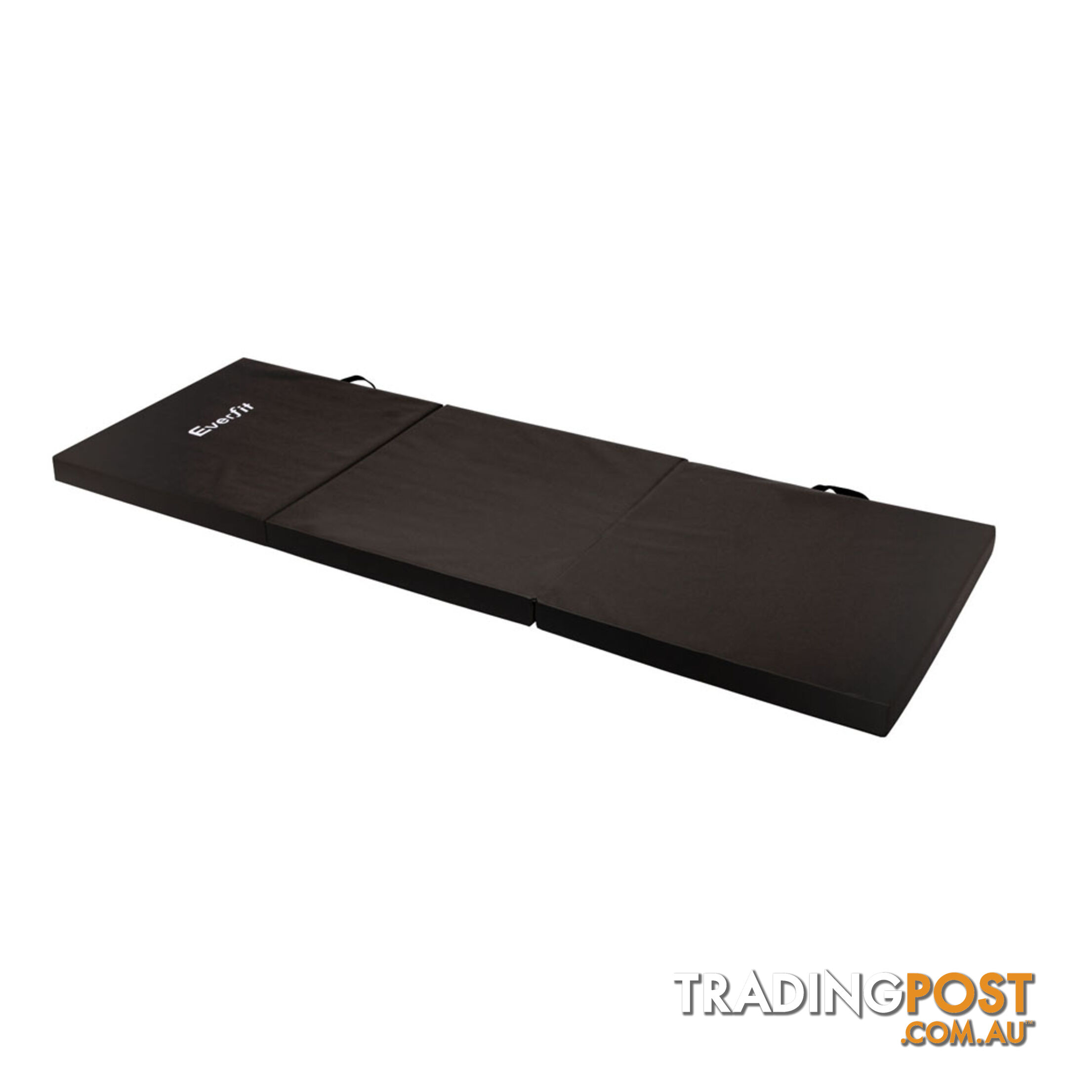 Trifold Exercise Mat Floor Black