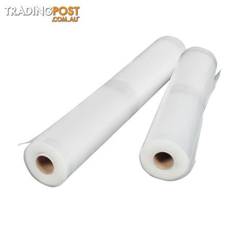 Set of 5 Vacuum Food Sealer Storage Rolls 4m x 22cm + 4m x 28cm