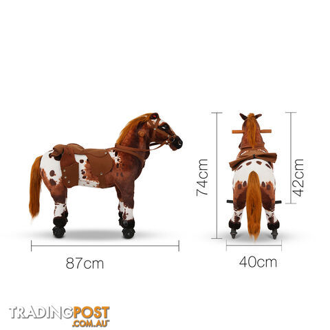 Ride on Pedal Toy Pony - Brown - photo 2 of 7
