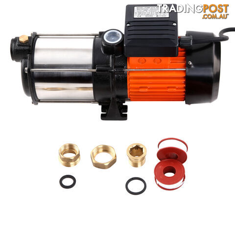 Multi Stage High Pressure Self Priming Water Pump 1000W 6600L/H