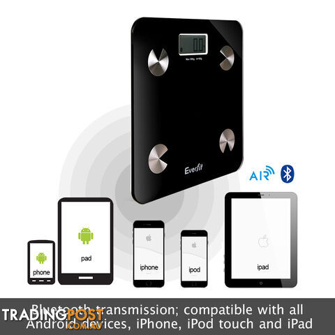 Digital Bathroom Scale w/ Wireless Bluetooth 150KG - photo 3 of 8