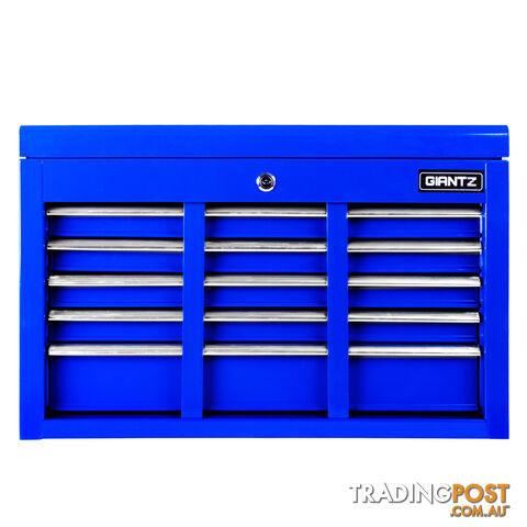 9 Drawers Tool Box Chest Blue