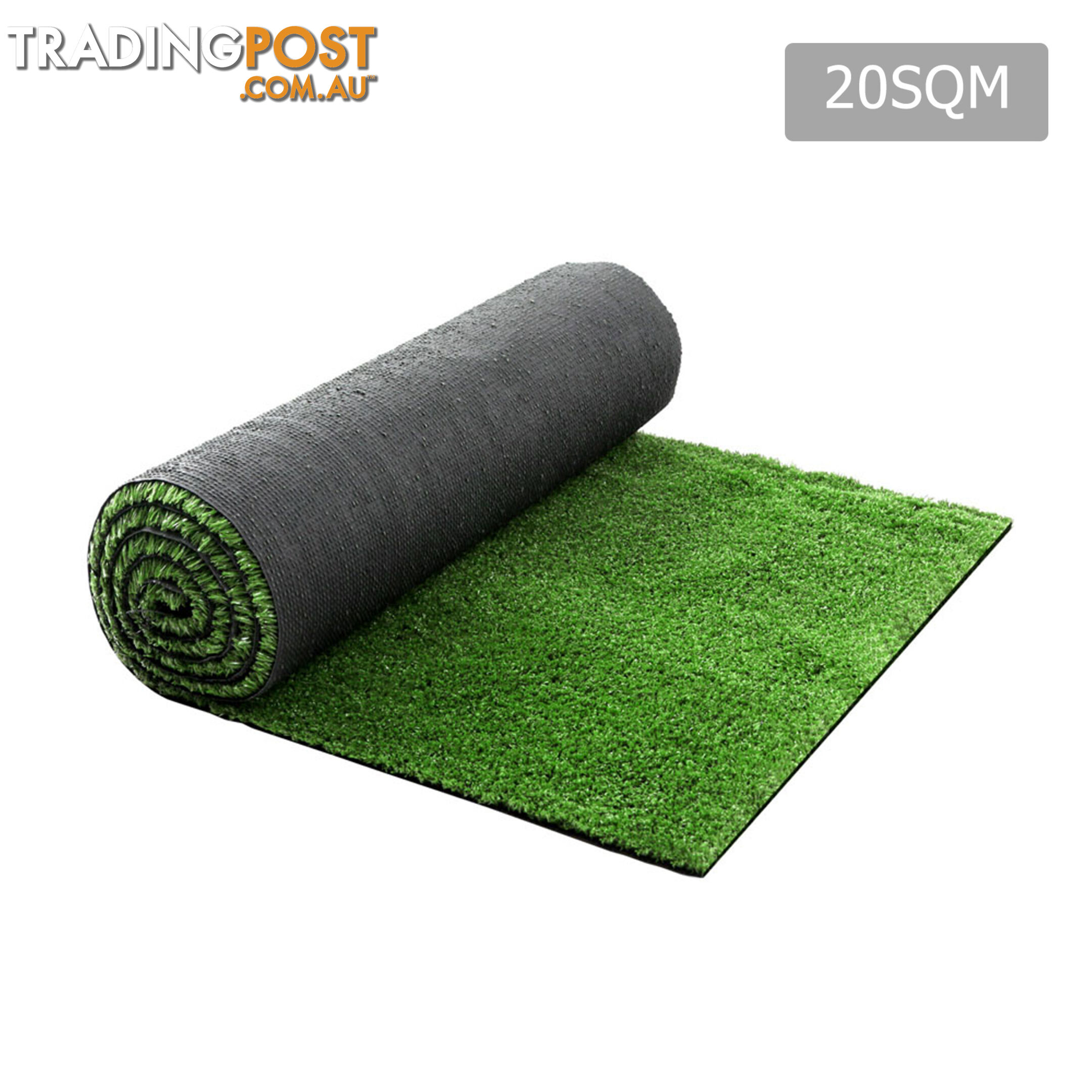 Artificial Grass 20 SQM Polyethylene Lawn Flooring 15mm Olive