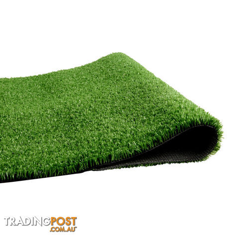 Artificial Grass 20 SQM Polyethylene Lawn Flooring 15mm Olive