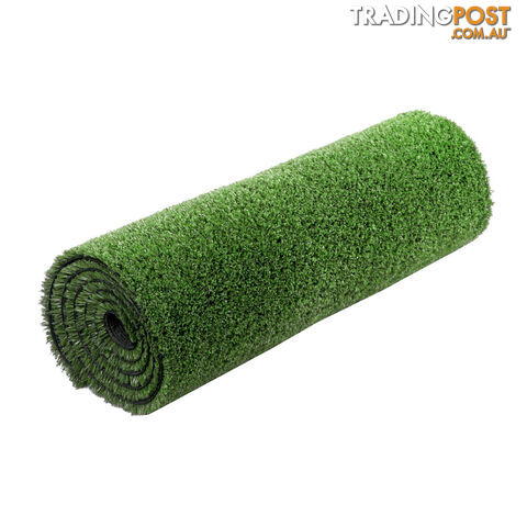 Artificial Grass 20 SQM Polyethylene Lawn Flooring 15mm Olive