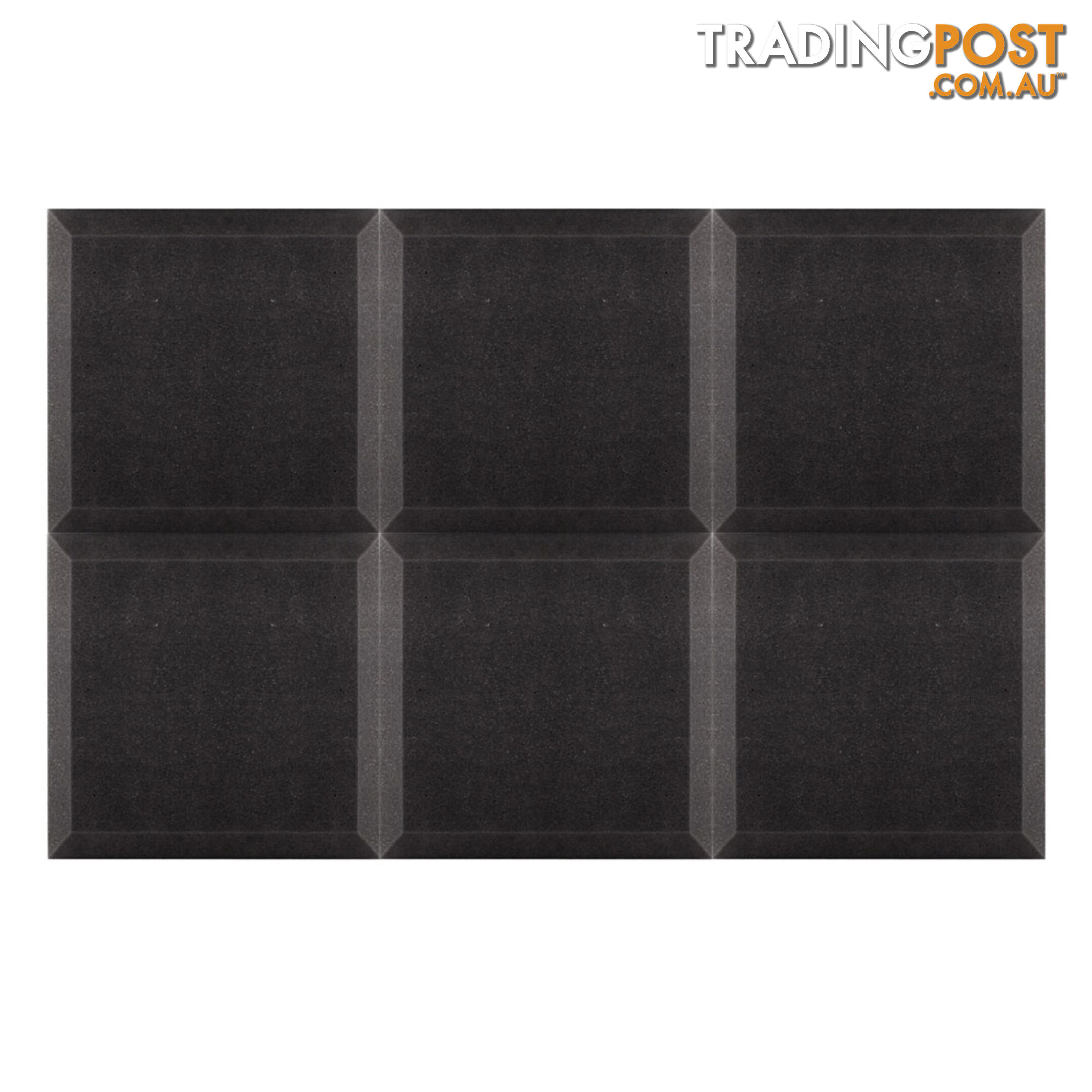 Set of 20 Studio Ceiling Acoustic Foam Charcoal