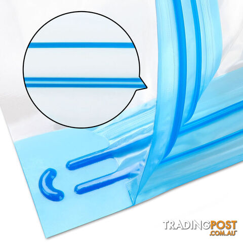 Set of 12 Vacuum Storage Bags 70 x 100cm