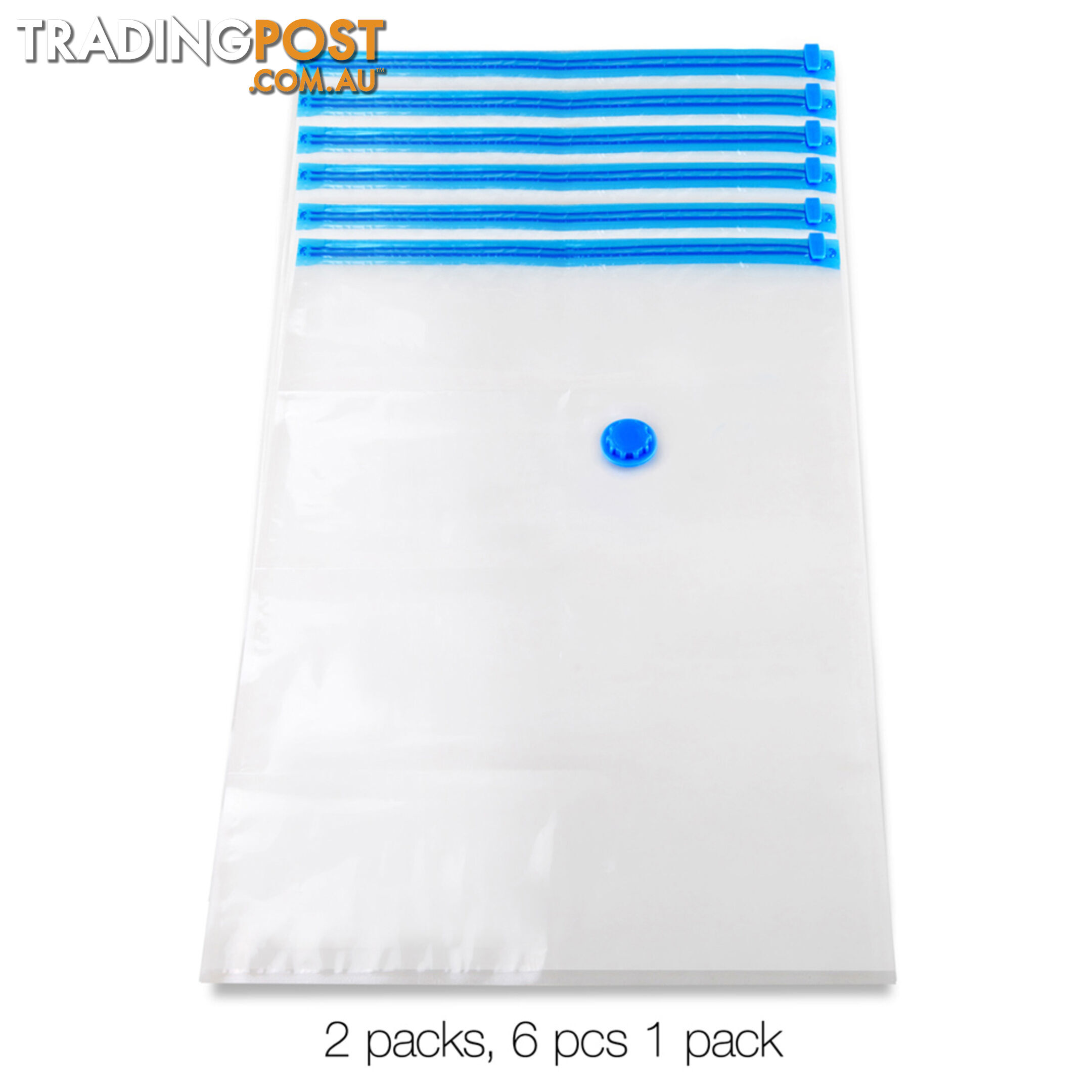 Set of 12 Vacuum Storage Bags 70 x 100cm