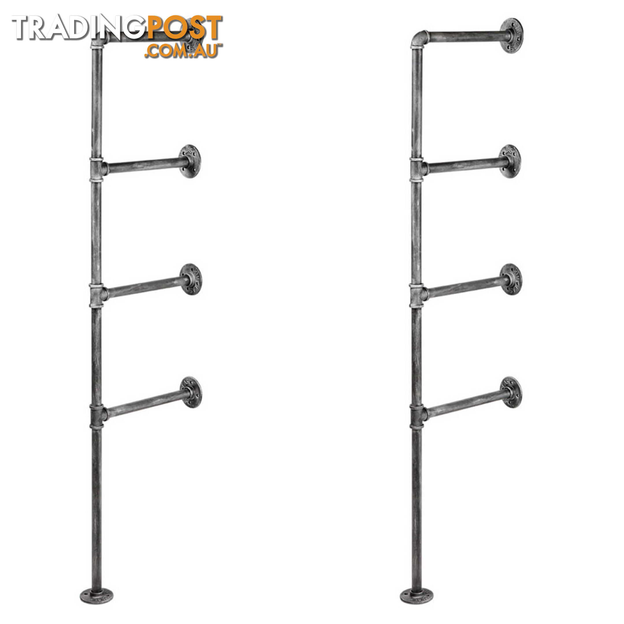 Wall Mount Pipe Bracket Shelf _ 141 CM