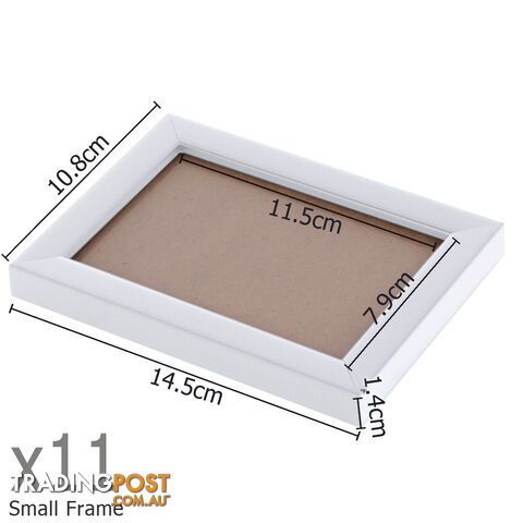 23 pcs Photo Frames Set Wall White