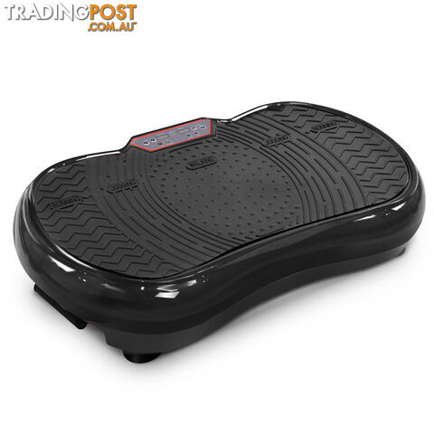 1000W Vibrating Plate with Roller Wheels - Black
