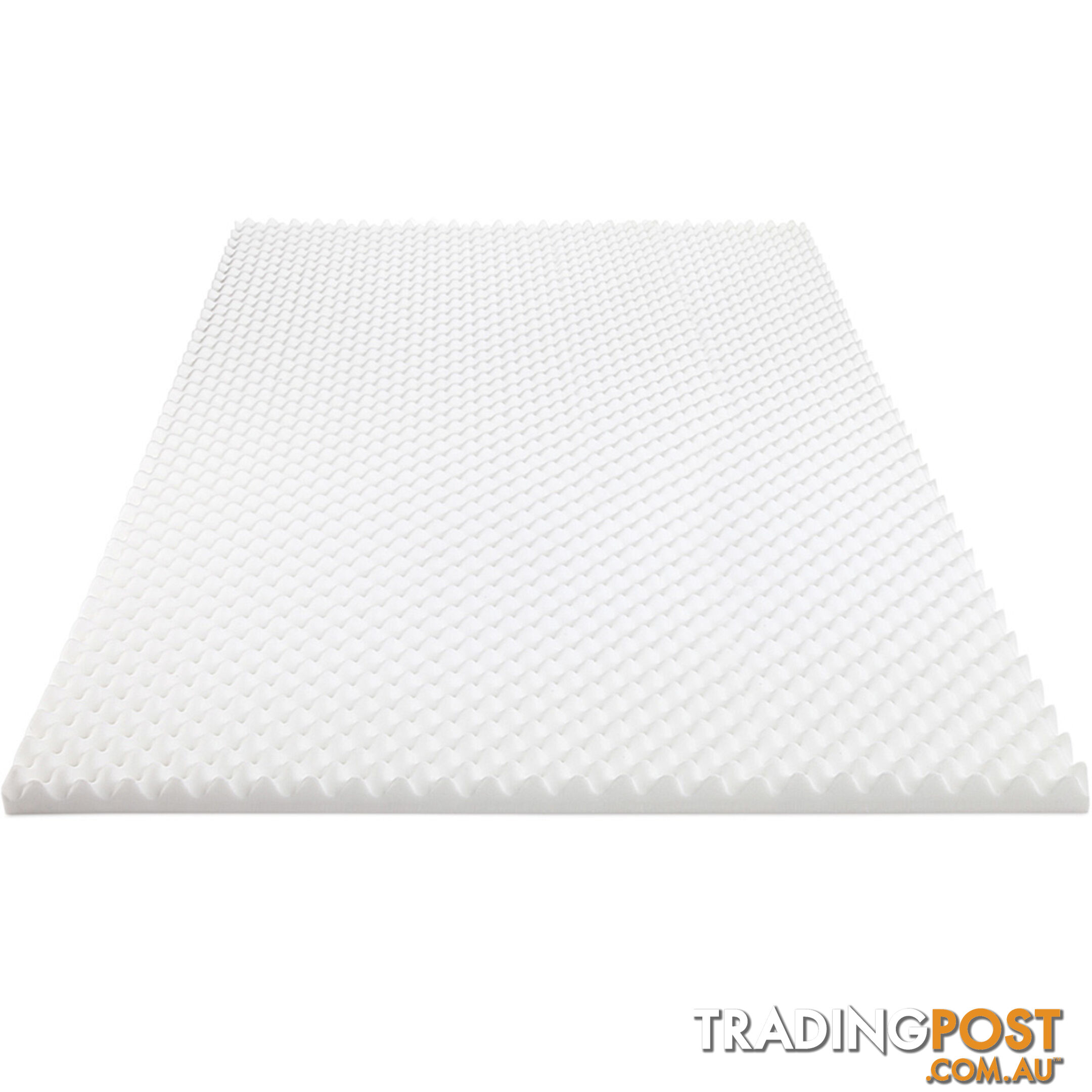 Deluxe Egg Crate Mattress Topper 5 cm Underlay Protector King