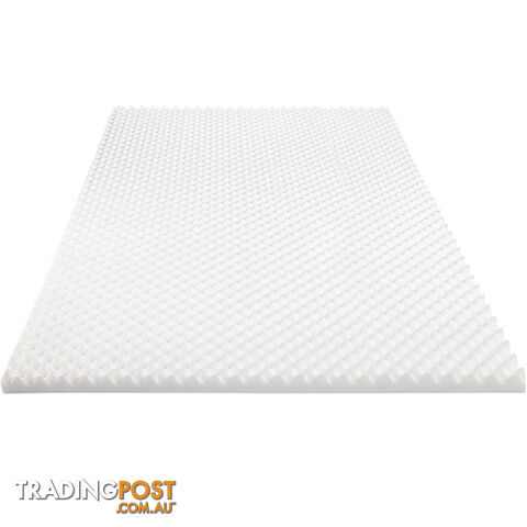 Deluxe Egg Crate Mattress Topper 5 cm Underlay Protector King