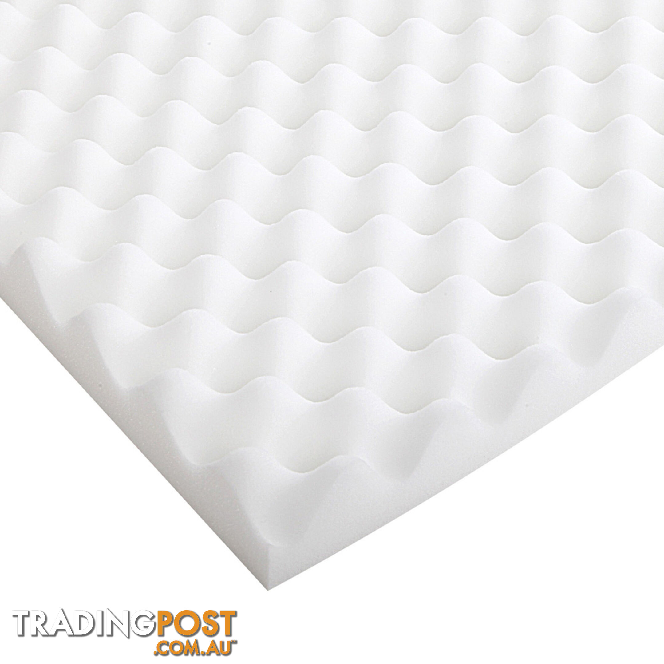 Deluxe Egg Crate Mattress Topper 5 cm Underlay Protector King