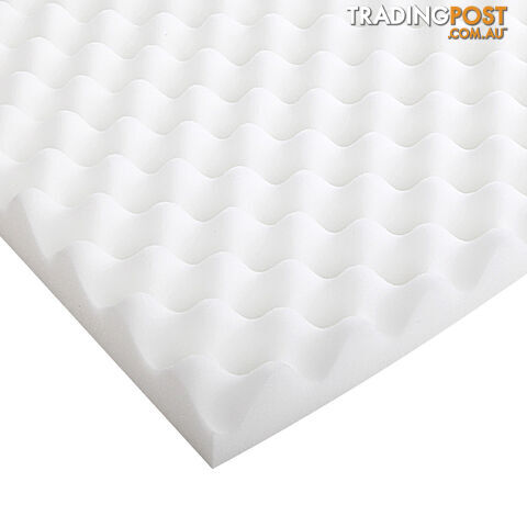 Deluxe Egg Crate Mattress Topper 5 cm Underlay Protector King