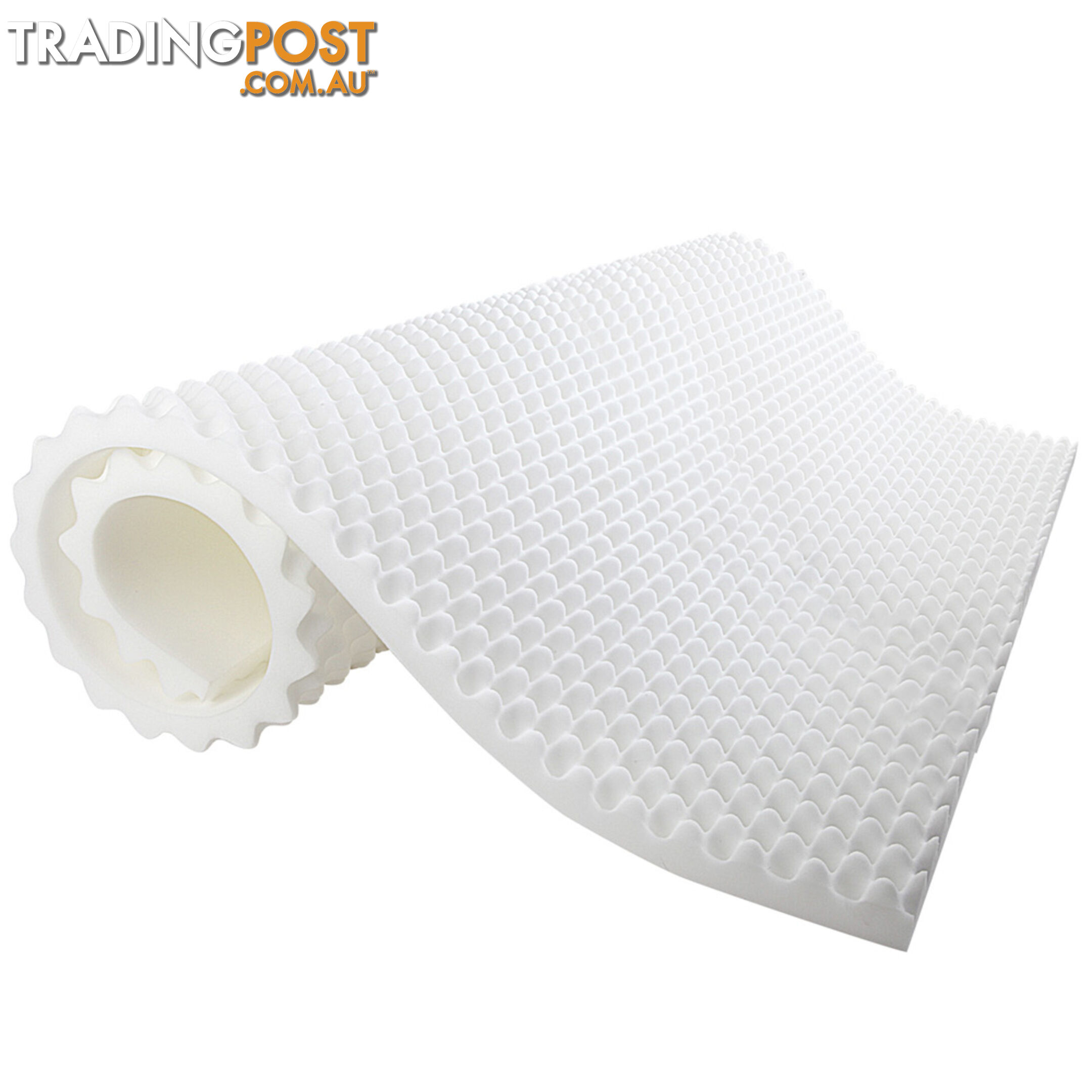 Deluxe Egg Crate Mattress Topper 5 cm Underlay Protector King